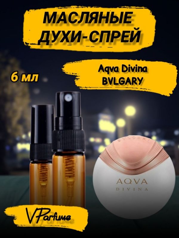 Oil perfume spray Bvlgari Aqva Divina (6 ml)